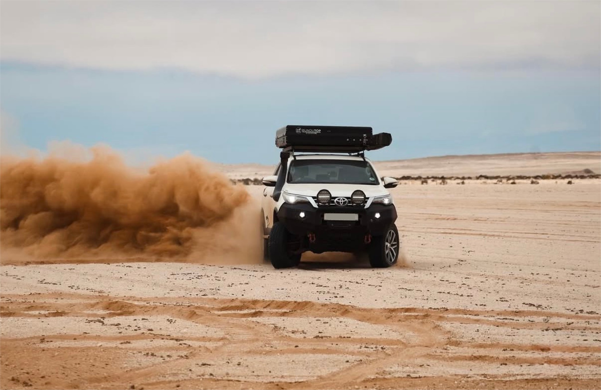 BunduTec rooftop tent in the outdoors